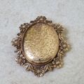 Incredibly Ornate Locket with Brooch and Pendant Options in 9ct Gold.
