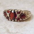Garnet Multi Stone ring in 9ct Gold.