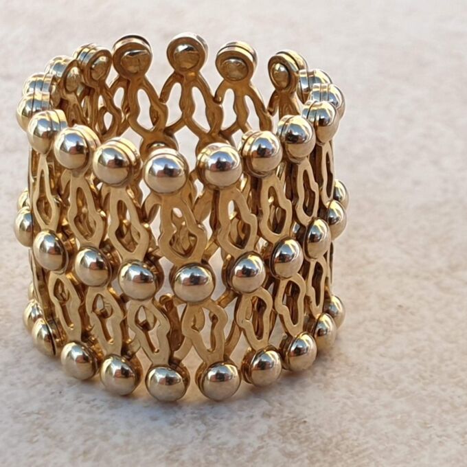 Expanding Ring in 9ct Gold, fits almost anyone!