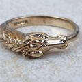 Horse Head and Mane Ring in 9ct Gold,  a UK O or a US 7 1/4.