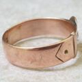 Antique Buckle Ring in 9ct Rose Gold.