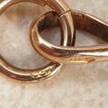 Fancy Link Chain with Dog Clip in 9ct Rose Gold