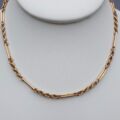 Fancy Link Chain with Dog Clip in 9ct Rose Gold