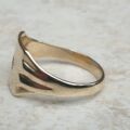 Diamond Set Signet Ring in 9ct Gold, a UK U or a US 10 1/2