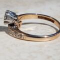 Stunning Diamond Crossover Bypass Ring in 9ct Gold, a UK M 1/2 or a US 6 3/4