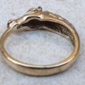 Horse Head and Mane Ring in 9ct Gold,  a UK O or a US 7 1/4.