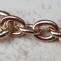 Fancy Twisted Link Bracelet in 9ct Rose Gold