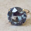 Huge Synthetic Spinel Ring in 9ct Gold.