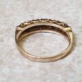 Sapphire Half Eternity Stacking Band in 9ct Gold, a UK M 1/2 or a US 6 3/4