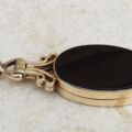Onyx and Bloodstone Locket in 9ct Gold
