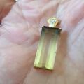 Bi Coloured Quartz Pendant in 9ct Gold