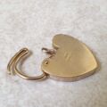 Engraved Fully Working Padlock in 9ct Gold