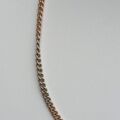 Vintage Two Coloured Curb Chain with Dog Clip in 9ct Gold