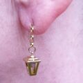 Lantern Earring in 9ct Gold