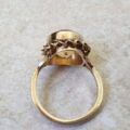 Citrine Solitaire Ring in 9ct Gold, a UK L 1/2-M or a US 6 1/4-6 1/2
