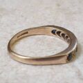 Sapphire and Diamond Stacking band Ring in 9ct gold, a UK R or a US 9.