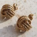 Knot Earrings in 9ct Gold