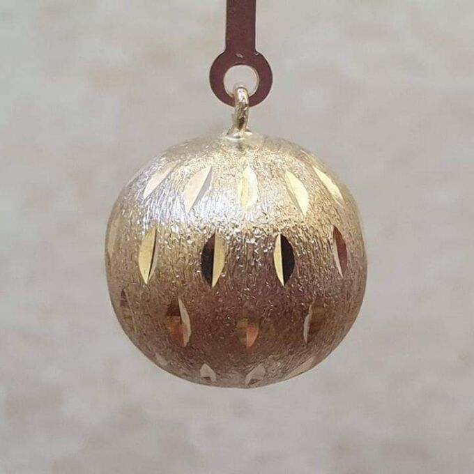 Glitterball Drop Earrings in 9ct Gold