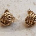 Knot Earrings in 9ct Gold