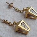 Lantern Earring in 9ct Gold