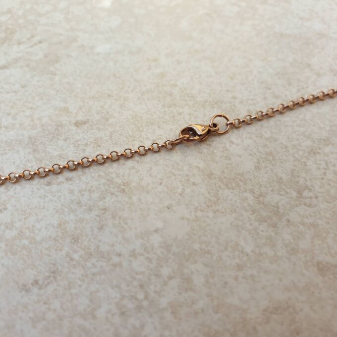 Rose Gold Belcher Chain in 9ct Gold