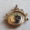 Spinning Locket Fob Pendant in 9ct Gold