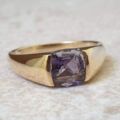 Amethyst Ring in 9ct Gold.