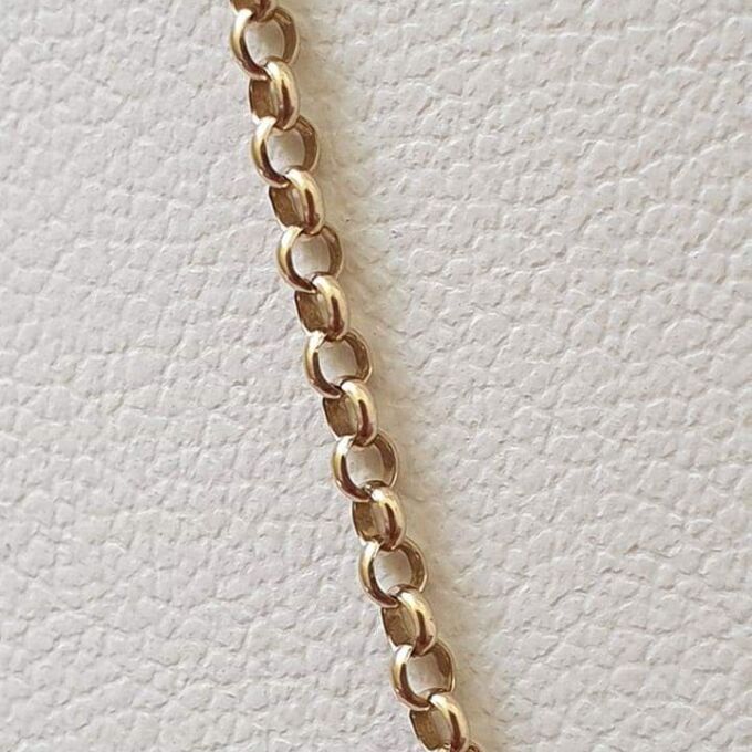 Belcher Chain in 9ct Gold, 18 inches.