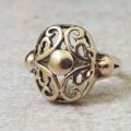 Bold Celtic Design Ring in 9ct gold.