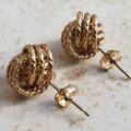 Knot Earrings in 9ct Gold