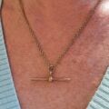 Plain Classic T Bar in 9ct Gold