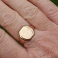Simple Signet Ring in 9ct Gold.