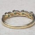 Beautiful Emerald and Diamond Ring in 9ct Gold, a UK M 1/2 or a US 6 3/4.