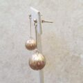 Glitterball Drop Earrings in 9ct Gold