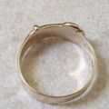 Simple Buckle Ring in 9ct Gold, a UK Q or a US 8 1/2