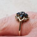 Sapphire and Diamond Ring in 9ct Gold