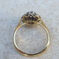 Pretty Geometric Design Diamond Ring in 18ct Gold
