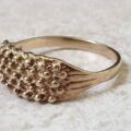 Keeper Ring in 9ct Gold, a UK U or a US 10 1/4