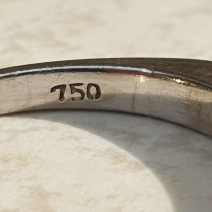 Ruby Half Eternity Stacking Band in 18ct White Gold