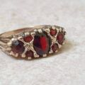 Garnet Multi Stone ring in 9ct Gold.