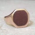 Simple Signet Ring in 9ct Gold.