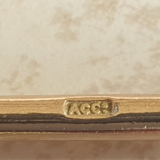 Plain T Bar Pendant Fob in 9ct Rose Gold