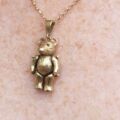 Articulated Teddy Bear Pendant in 9ct Gold