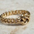Knot Ring in 18ct Gold, a UK K or a US 5 1/2