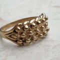 Keeper Ring in 9ct Gold,  a UK Q or a US 8 1/2.