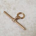 Simple T Bar Pendant in 9ct Rose Gold