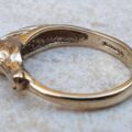 Horse Head and Mane Ring in 9ct Gold,  a UK O or a US 7 1/4.
