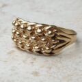 Keeper Ring in 9ct Gold,  a UK Q or a US 8 1/2.