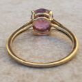 Pink Sapphire Ring in 9ct Gold, a UK R or a US 9.