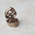 Truly Fabulous Heart Locket Secret Ruby Ring in 9ct Gold